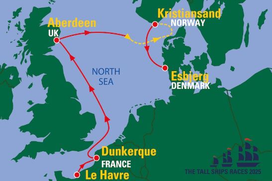 TALL SHIP Races 2025 Termine - Tall-Ship Friends